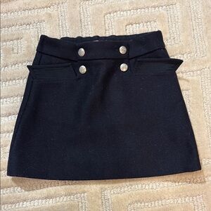 Bonpoint Blue A-Line Mini Skirt for Work